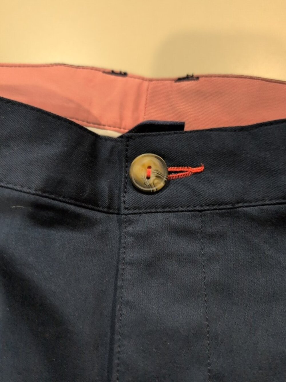 Columbia PFG Pants Mens 40x10 Regular Fit Blue Pink Shorts Wide Leg Fishing - Picture 4 of 12
